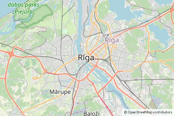 Mapa Riga