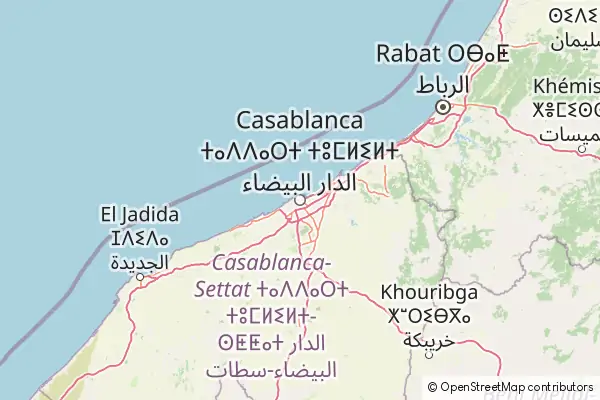 Mapa Casablanca