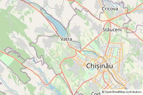 Mapa Chișinău