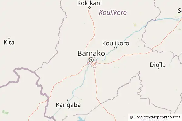 Mapa Bamako