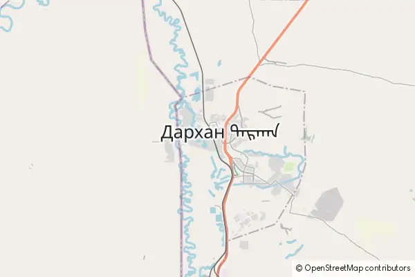 Mapa Darjan