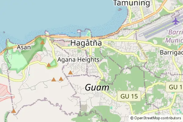 Mapa Agaña
