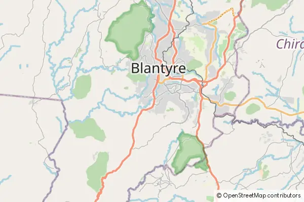 Mapa Blantyre