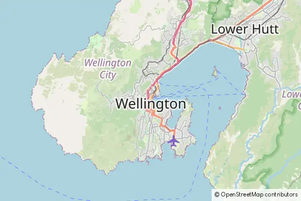 Mapa Wellington