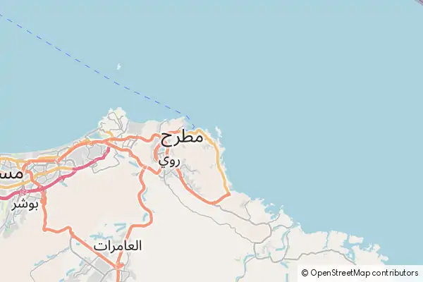 Mapa Mascate