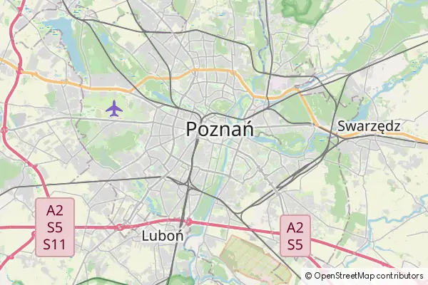 Mapa Posnania