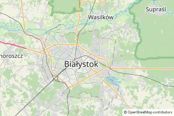 Mapa Białystok