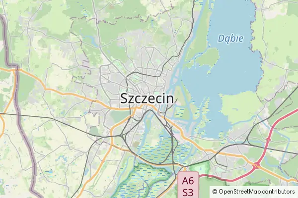 Mapa Szczecin