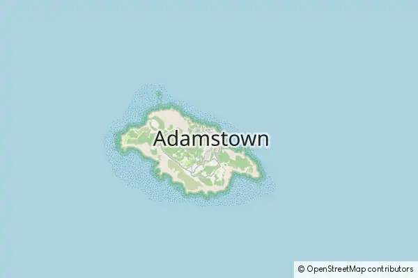 Mapa Adamstown