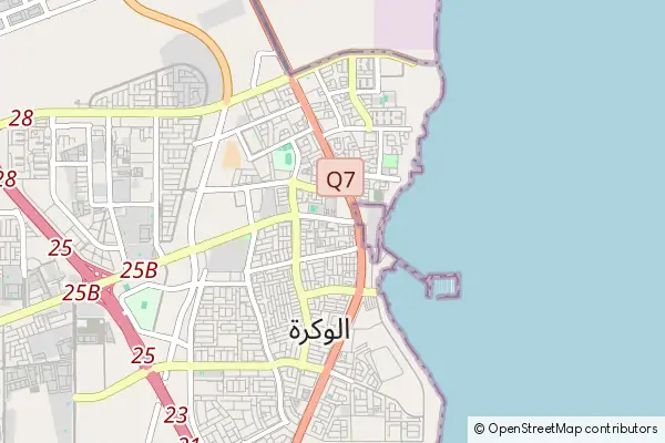 Mapa Al Wakrah