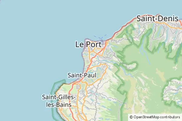 Mapa Saint-Paul