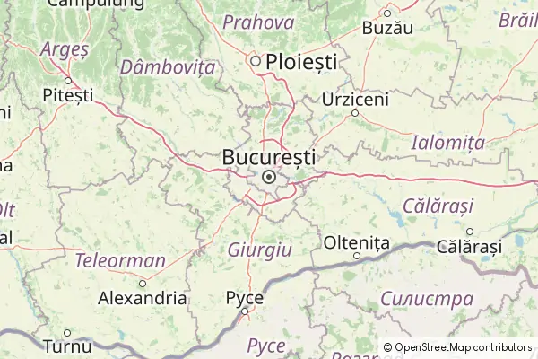 Mapa Bucarest
