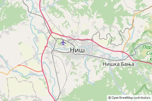 Mapa Niš