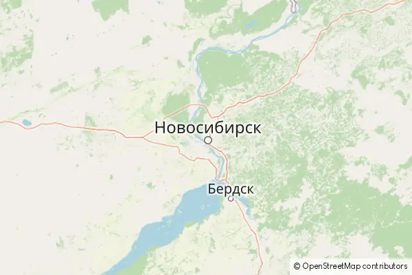 Mapa Novosibirsk
