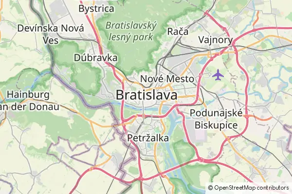 Mapa Bratislava