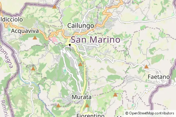 Mapa San Marino