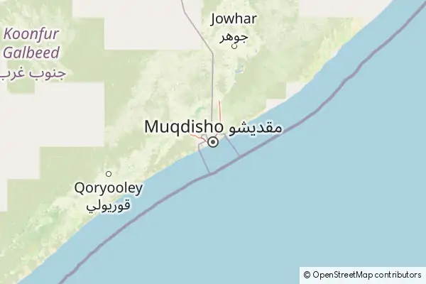 Mapa Mogadiscio
