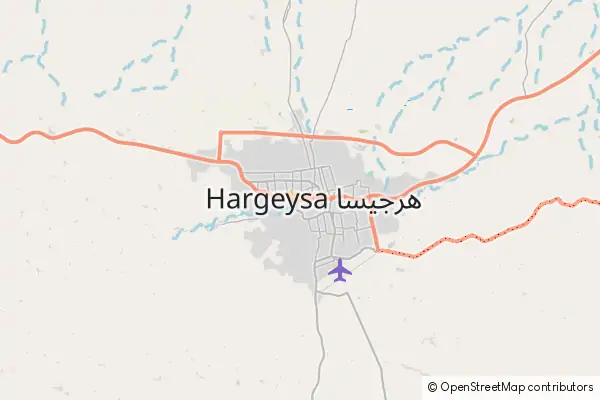 Mapa Hargeisa