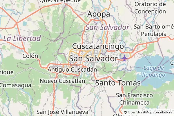 Mapa San Salvador
