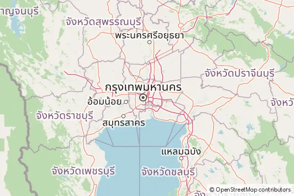 Mapa Bangkok