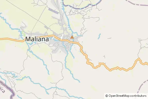 Mapa Maliana