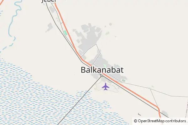Mapa Balkanabat