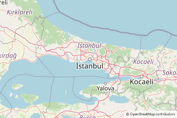 Mapa Estambul