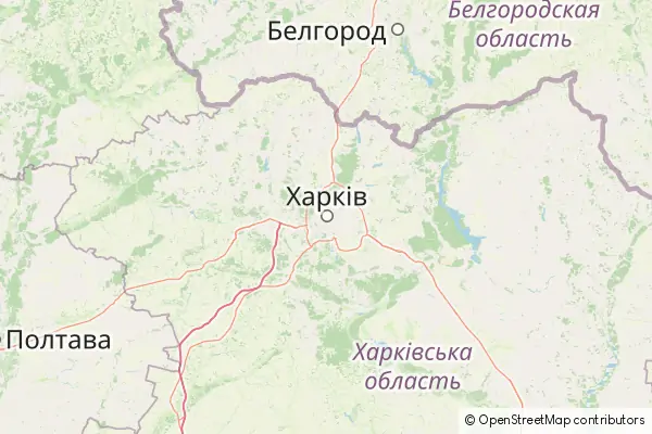 Mapa Jarkov