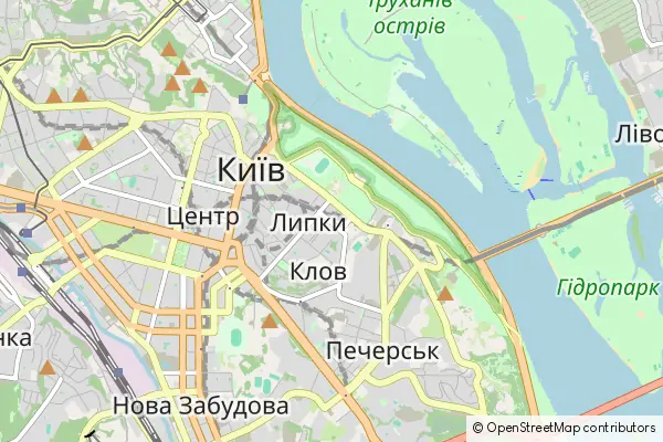 Mapa Kiev