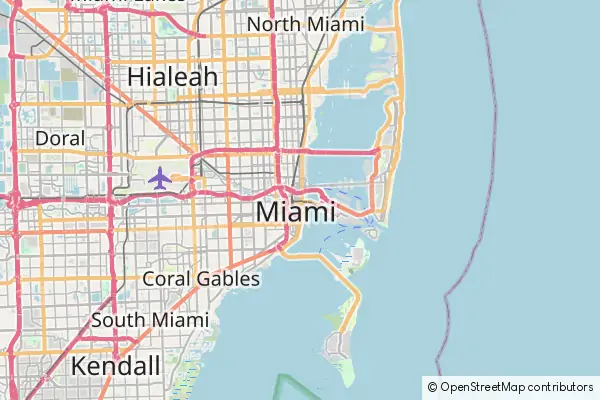 Mapa Miami