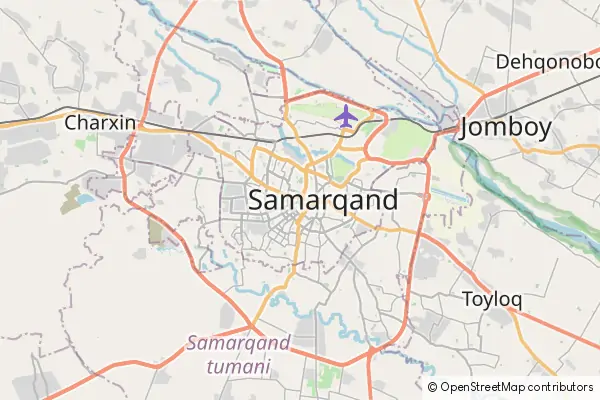 Mapa Samarkanda