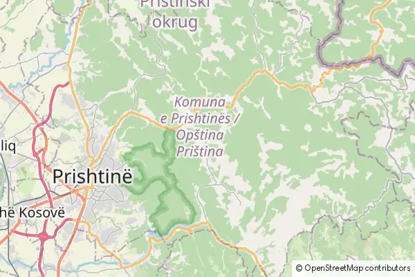 Mapa Priština