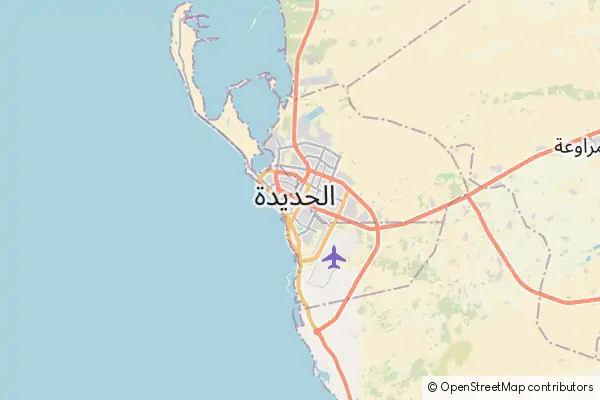 Mapa Al Ḩudaydah