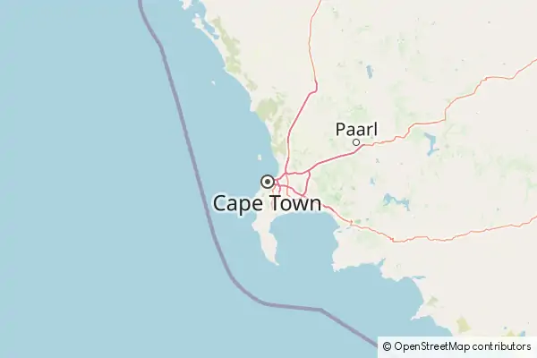 Mapa Ciudad del Cabo