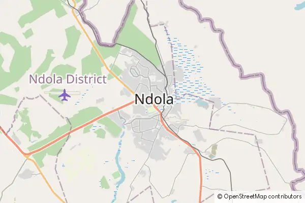 Mapa Ndola