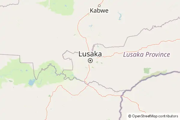 Mapa Lusaka